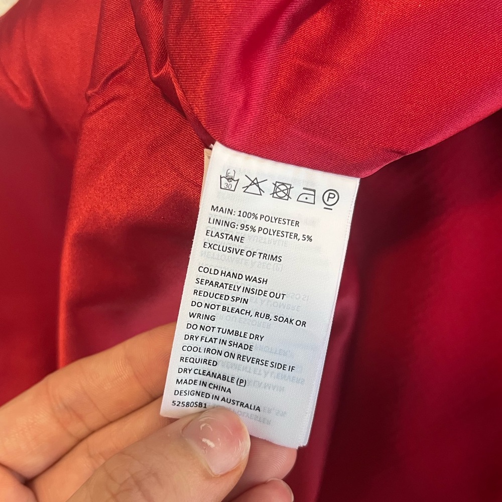 Bardot Red Ruffle Mini Skirt - Picture 3 of 5